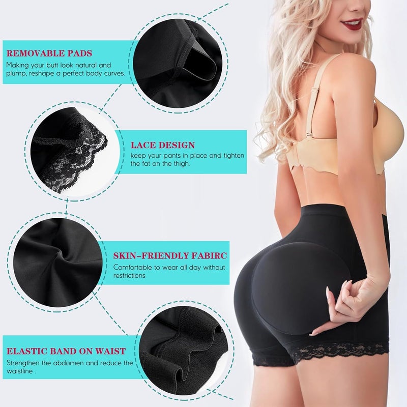 Selling Body-Shaping Pants Shorts With Ass Pad Boots Sports Fitness Thigh Lace Panties Body-Shaping Shorts - Image 4