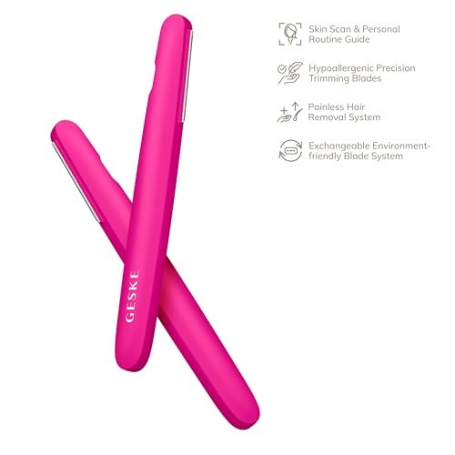 GESKE Precision Trimmer | 4 in 1 | Painless, Hygienic Hair Remover | Precise Hair Trimmer Tool | Face & Body | Men & Women | Grooming Device | Hypoallergenic, Easy-to-exchange Blades | All Skin Types - Image 4