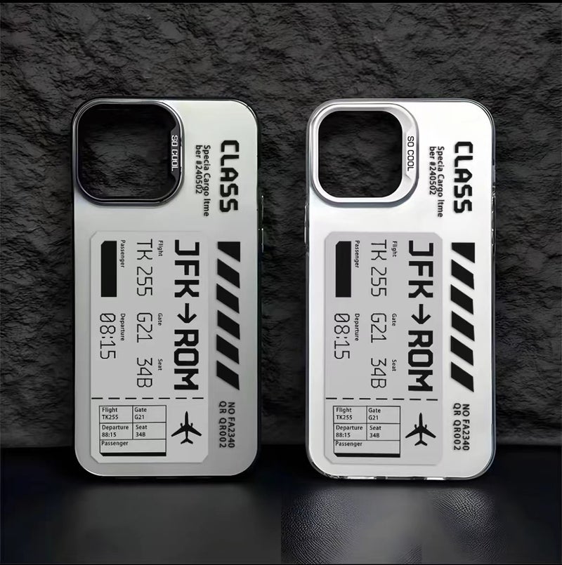 Personalized boarding pass label for iphone15 phone case Apple 14promax Europe and America 13 - Image 3
