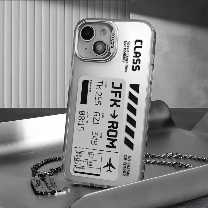 Personalized boarding pass label for iphone15 phone case Apple 14promax Europe and America 13 - Image 4