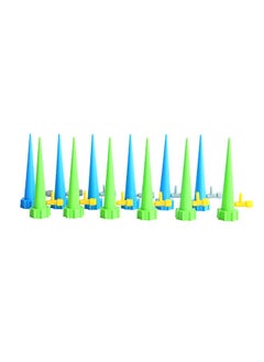 Generic 12-Piece Automatic Irrigation Stake With Valve Set Blue/Green  - Image 1