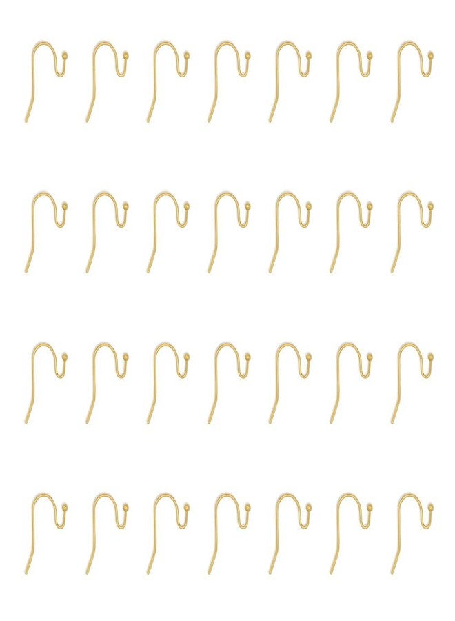 Satra Traders Earring Hooks French Ear Wires for Jewelry Making & DIY Crafts | Size : 20mm | Qty : 100g | EF72 (Golden) - Image 3