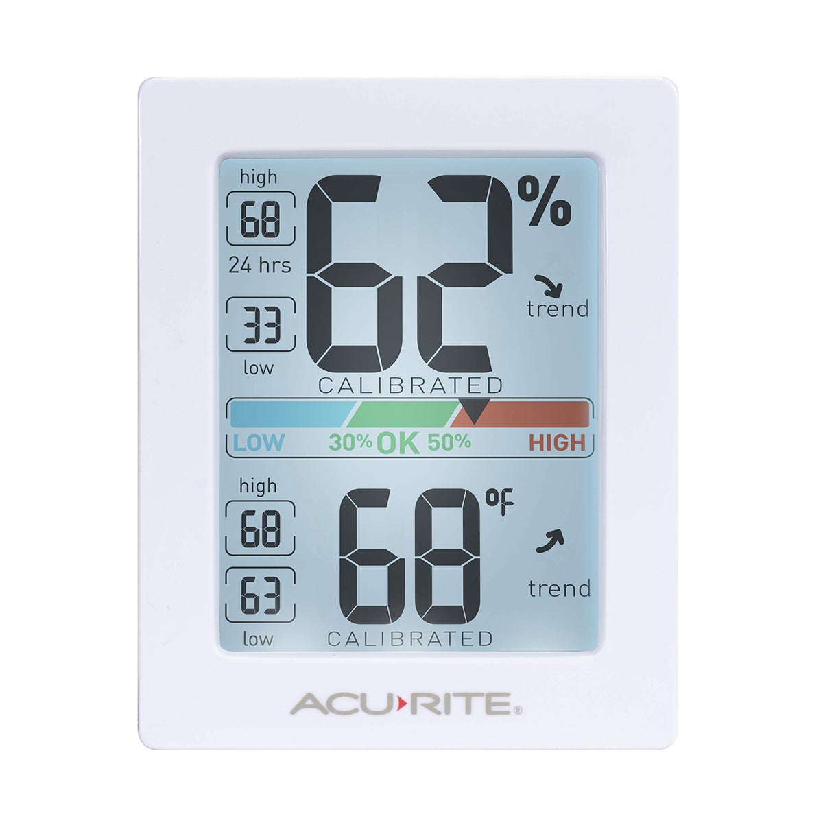 Acurite AcuRite Pro Humidity Meter Thermometer with Touch Activated ...