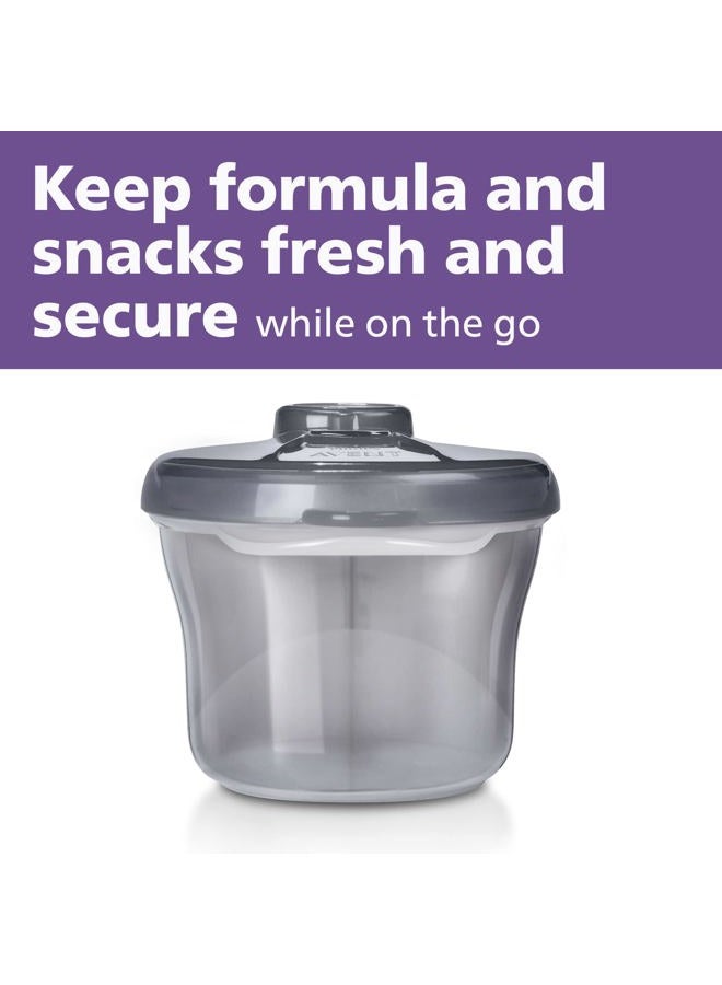 Avent Philips Powder Formula Dispenser and Snack Cup, Grey, SCF135/18 - Image 2