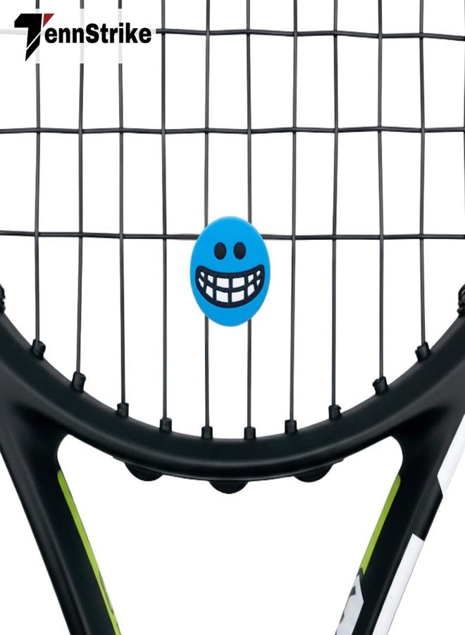 Tennstrike Silicone Tennis Vibration Dampeners | Pack of 3 | Shock Absorbing Racket Dampener for Comfort, Reduced String Noise & Improved Feel | Durable (Blue) - Image 4