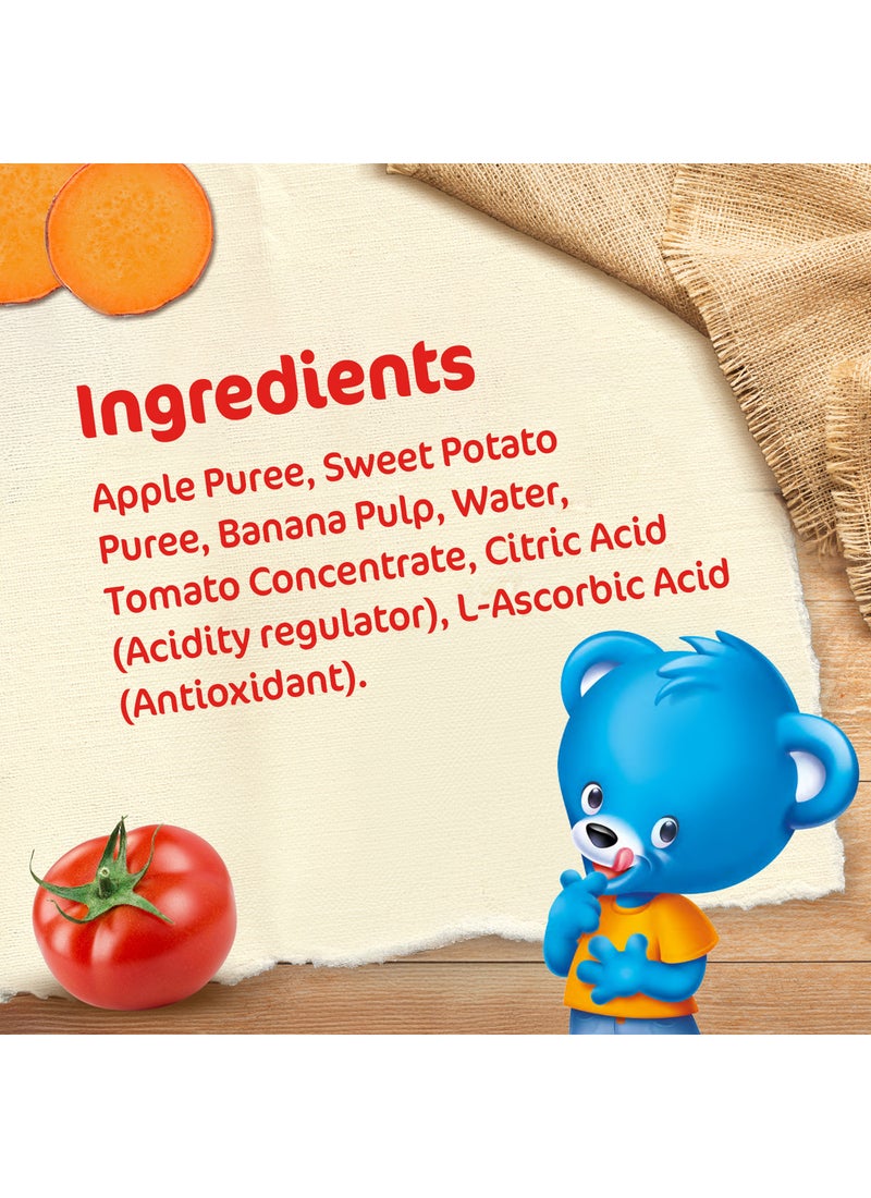 Cerelac Nestle Sweet Potato Banana And Tomato Puree Pouch Baby Food 90gm - Image 5