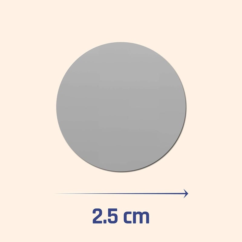 ScratchStix 150 Pack, 1" Scratch Off Stickers Labels, Round Circle - Silver - Image 2
