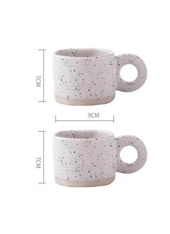 Cafe Ceramic Coffee Mug with Handle, Tea Mug for Drinks, Cappuccino, Latte, Espresso 300ml (White)  - Image 4