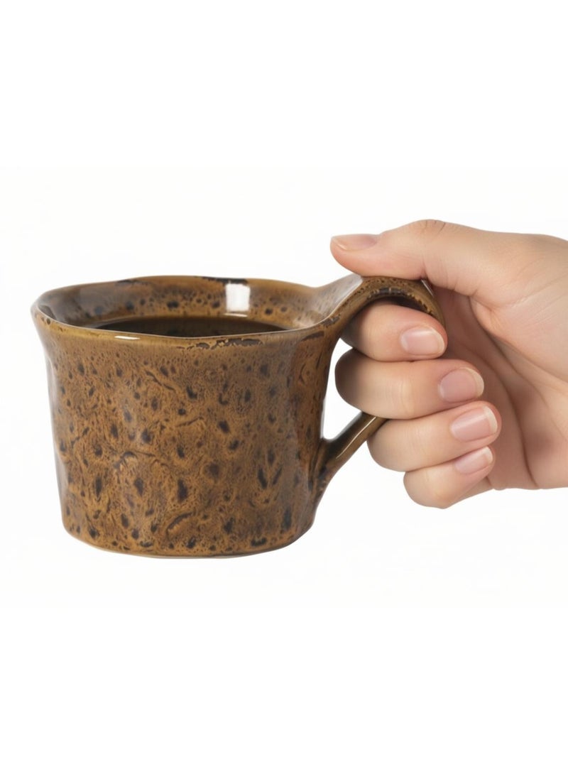 Ceramic Coffee Mug with Handle, Tea Mug for Drinks, Cappuccino, Latte, Espresso - Image 1