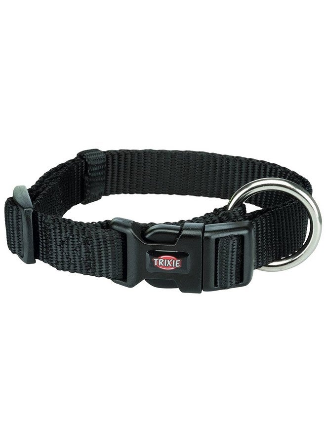 تريكسي حزام طوق للكلاب عالي الجودة، تصميم أنيق، شريط شبكي قابل للتعديل، تخفيف الضغط، مع موصل مقود، طوق رقبة للحيوانات الأليفة للكلاب، 30-45 سم، أسود غامق (عبوة من 3 قطع) - Image 1