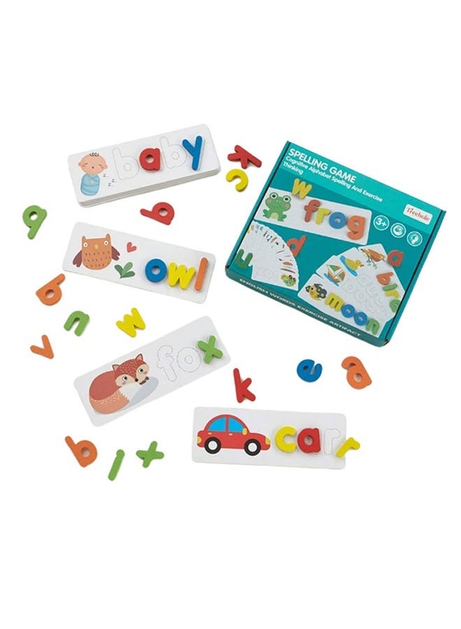 See And Spell Learning Exercise Thinking Toy Multicolored 3+ Years 9.76x8.27x1.65inch - Image 1