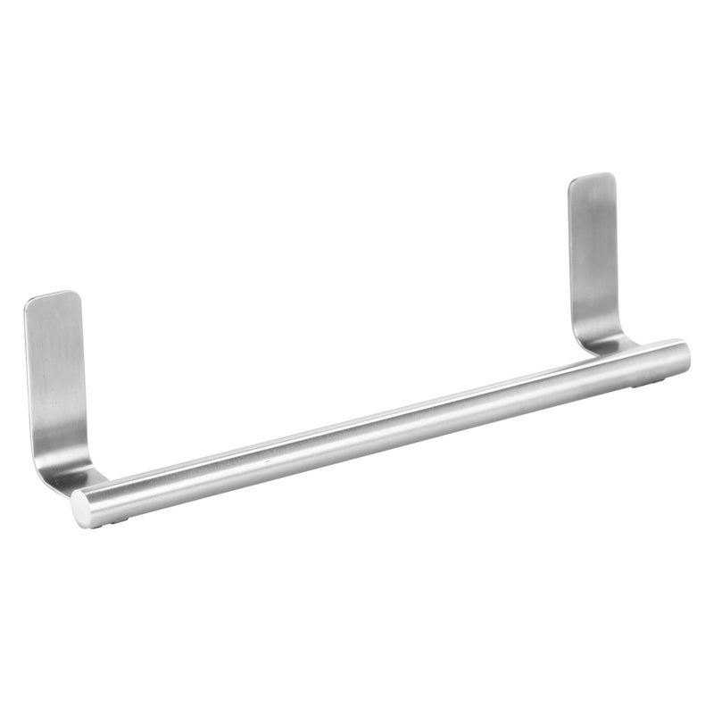 InterDesign iDesign 82700 Forma Self-Adhesive Towel Bar Holder for Bathroom, Kitchen Walls, Cabinets, Above Counters, Set of 1, Brushed Stainless Steel - Image 4