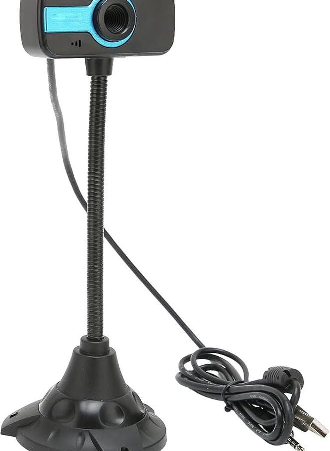 Manual Focus Webcam with High Definition CMOS Sensor for Clear Video Calls USB Plug and Play - Image 1
