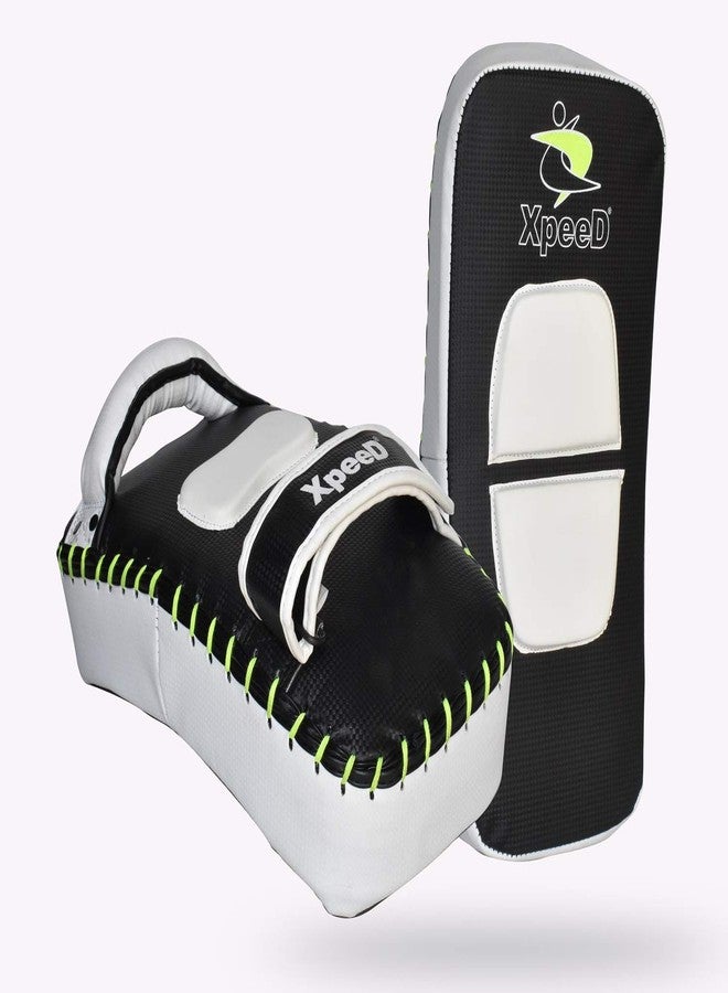 Massive Speed System Xpeed Curved Thai pad in Black Color. Regular Training for Kicking, Boxing and Karate. Light Weight - Image 5