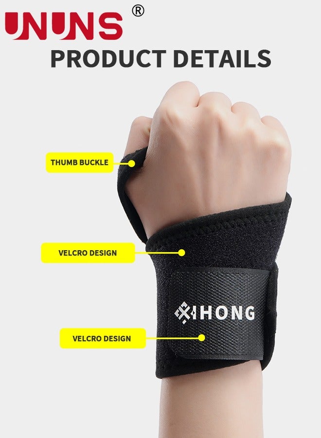 UNUNS Wrist Weights With Thumb Loops Lock,Set of 2,Weighted Gloves For Men Women Kids,Arm Weight Ankle Weights Gloves For Running Walking Jogging Gym Workout Cardio Exercises,Black  - Image 3