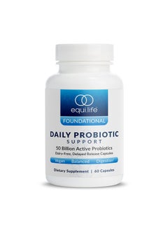 Daily Probiotic Support Dairyfree Probiotic Supplement Supports Natural Energy  Immunity May Improve Gut Health  Reduce Bloating No Refrigeration Needed Dairyfree 60 Capsules