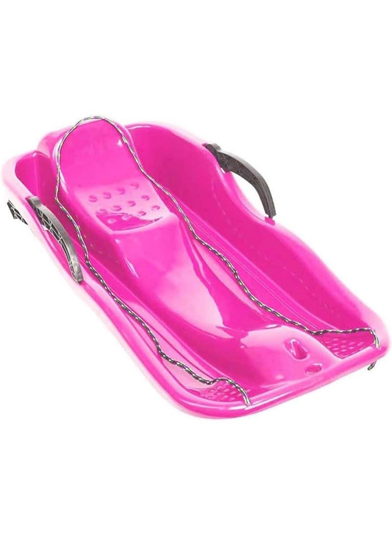 BLOOMING TIME Heavy Duty Sand Skiing Board for 2 people With Brake Outdoor Sports Plastic Skiing Boards Sled Snow Grass Sand Board Ski Pad Snowboard With Rope - Image 1