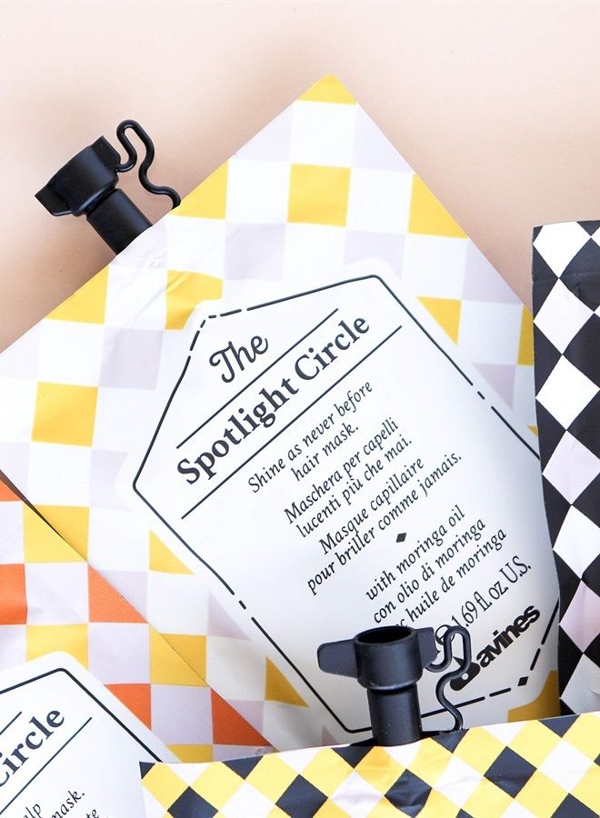 Davines The Spotlight Circle, Shine Enhancing Mask For Dull Hair, Boost Style Weightlessly, 1.69 fl. oz. - Image 2