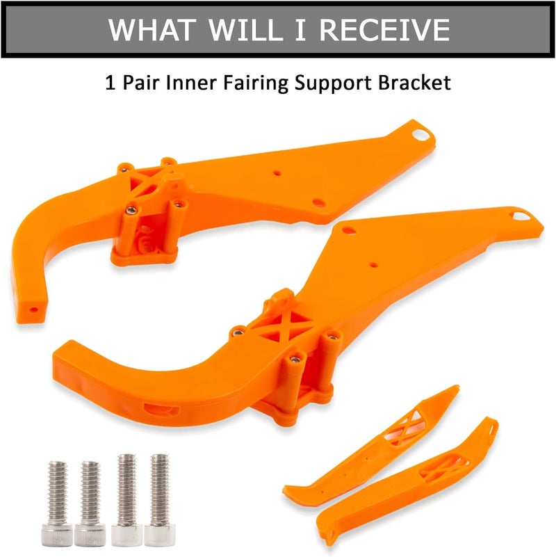 psler Motorcycle Strong Arm Inner Fairing Support Brackets Decoration Kit for Touring FLHX FLHT (1996-2013) - Image 5