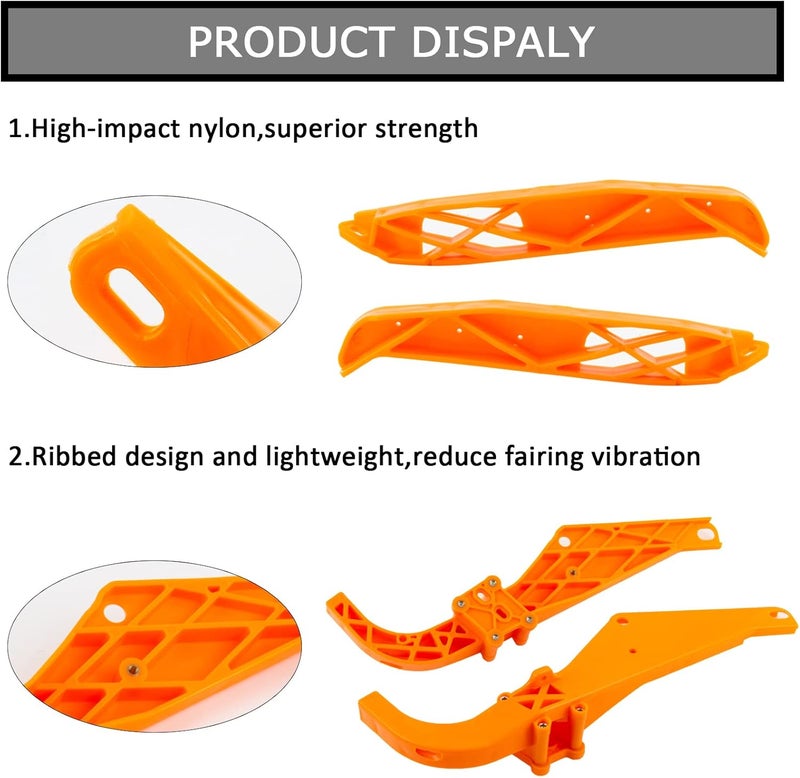 psler Motorcycle Strong Arm Inner Fairing Support Brackets Decoration Kit for Touring FLHX FLHT (1996-2013) - Image 4