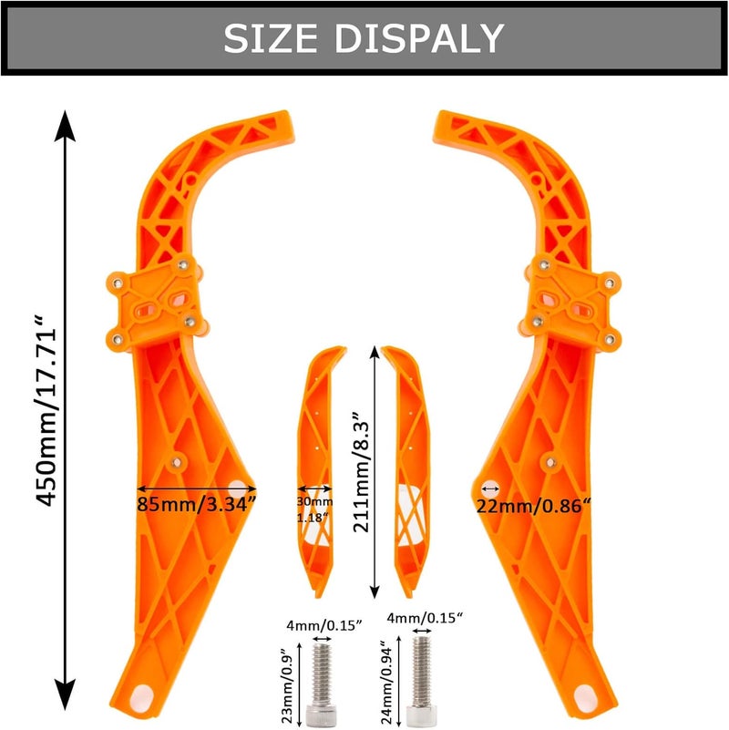psler Motorcycle Strong Arm Inner Fairing Support Brackets Decoration Kit for Touring FLHX FLHT (1996-2013) - Image 3