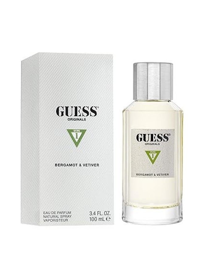 GUESS Originals Type 1 Bergamot & Vetiver EDP 100ml