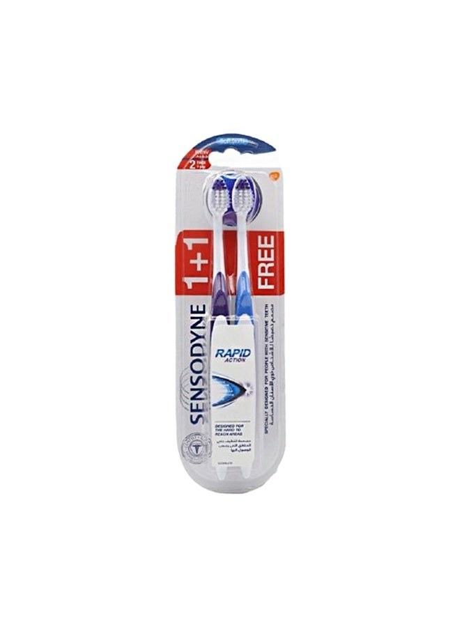 Sensodyne Toothbrush Rapid Action 1+1