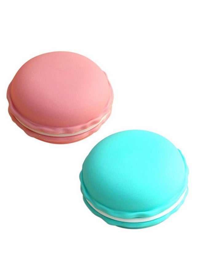 Coolrunner Giant Macaron Case, Macaron Jewelry Box, Macaron Cute Pill Box, Colorful Macaron Jewelry Storage Box, Shape Storage Box Candy Cute Pill Organizer Case Container(Large 2 pcs) - Image 1