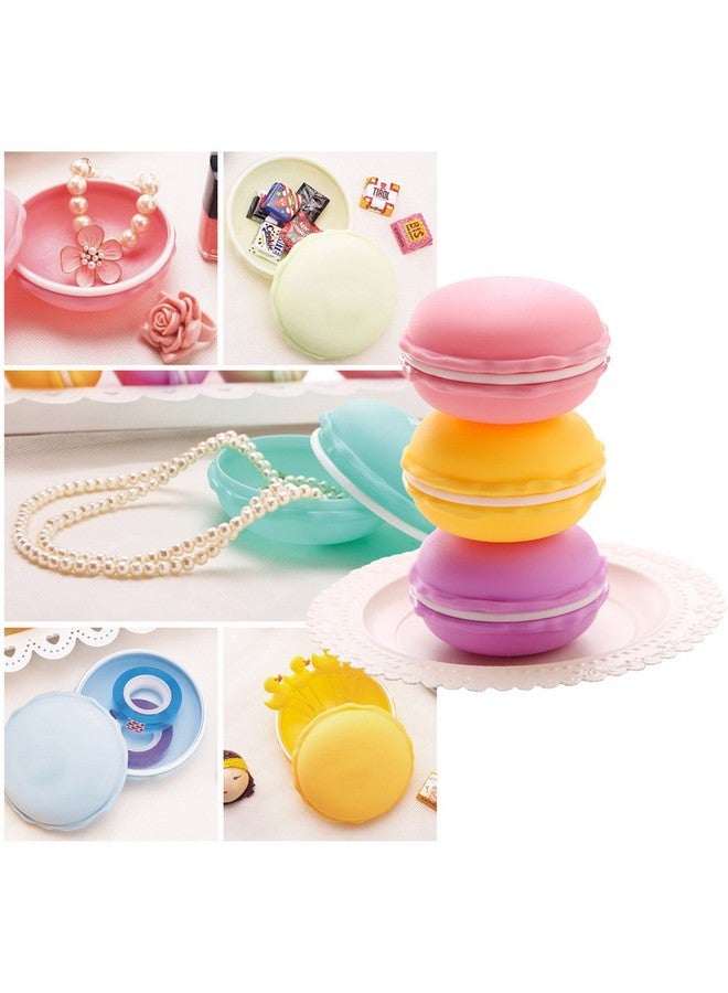 Coolrunner Giant Macaron Case, Macaron Jewelry Box, Macaron Cute Pill Box, Colorful Macaron Jewelry Storage Box, Shape Storage Box Candy Cute Pill Organizer Case Container(Large 2 pcs) - Image 5