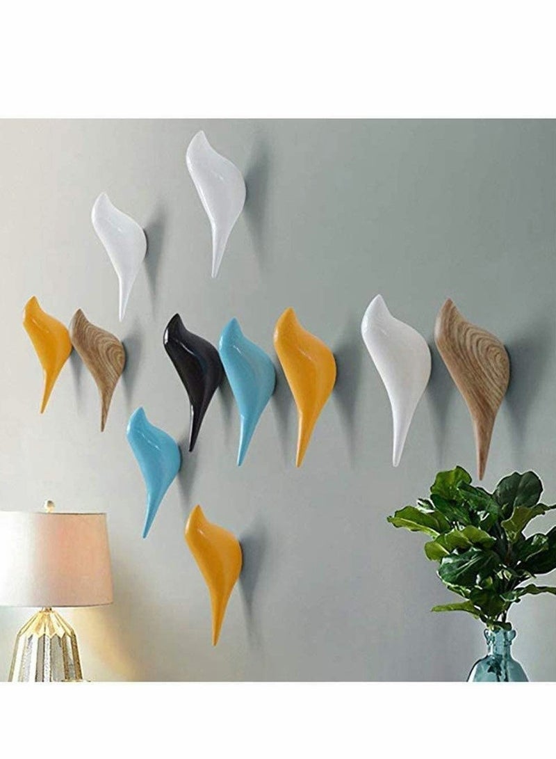 SYOSI Wall Hooks Decorative Wall Mounted Coat Hooks for Hanging Coats, Scarves, Bags, Purses, Backpacks, Towels and More - Image 3