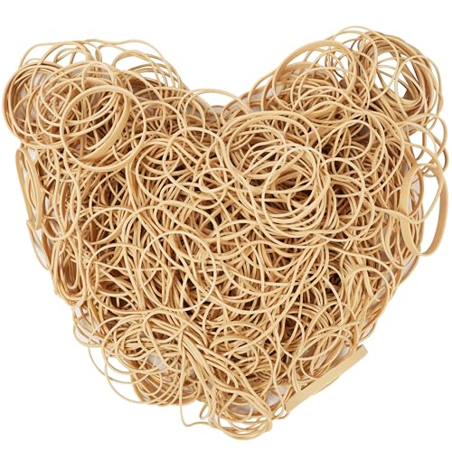 HSNOHSN Rubber Bands, 0.5bl Assorted Size Rubber Bands Elastics Band for Office Supplies rubber band size 19 size 32 size 64 size 117A size 4.8in - Image 2