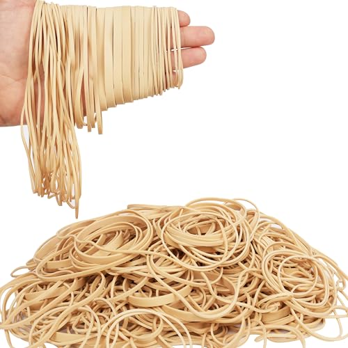 HSNOHSN Rubber Bands, 0.5bl Assorted Size Rubber Bands Elastics Band for Office Supplies rubber band size 19 size 32 size 64 size 117A size 4.8in - Image 3