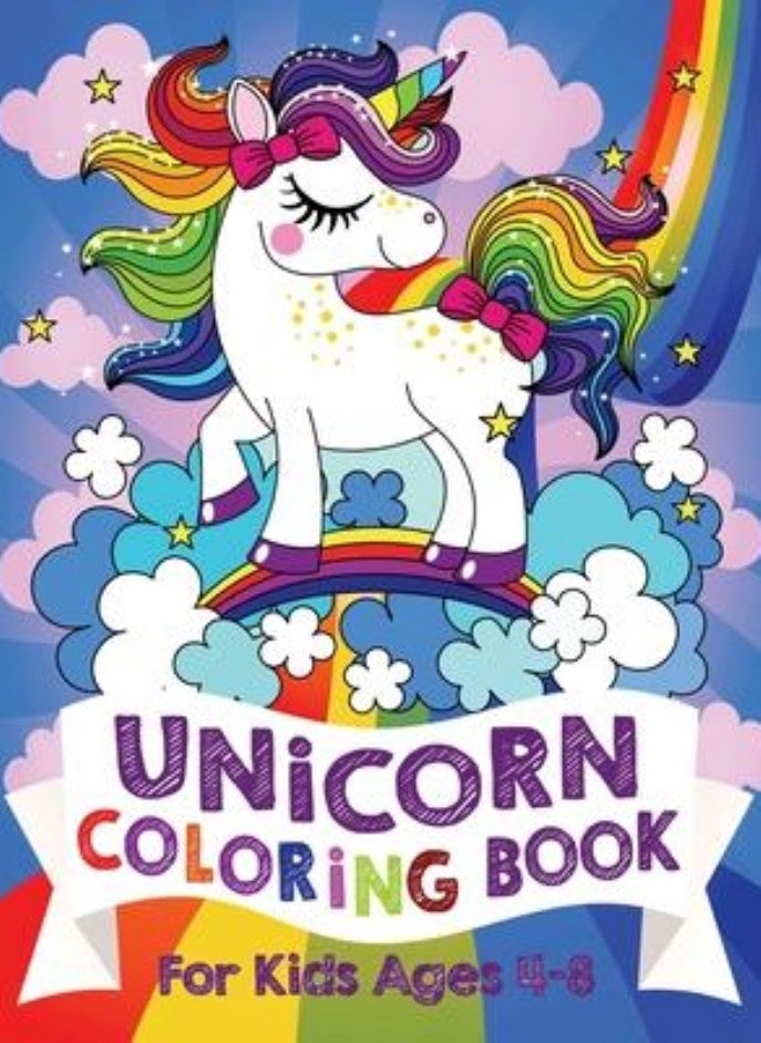 Unicorn Coloring Book For Kids Ages 4-8 (US Edition)