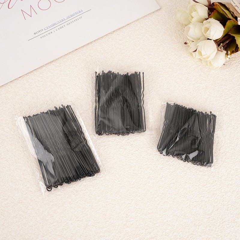 Factory Black Bold U-Shaped Clip Hair Clip Po Studio Hair Clip Large Fixing Tool U-Shaped Clip Side Clip - Image 2
