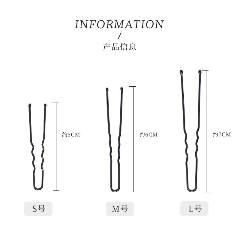 Factory Black Bold U-Shaped Clip Hair Clip Po Studio Hair Clip Large Fixing Tool U-Shaped Clip Side Clip - Image 4