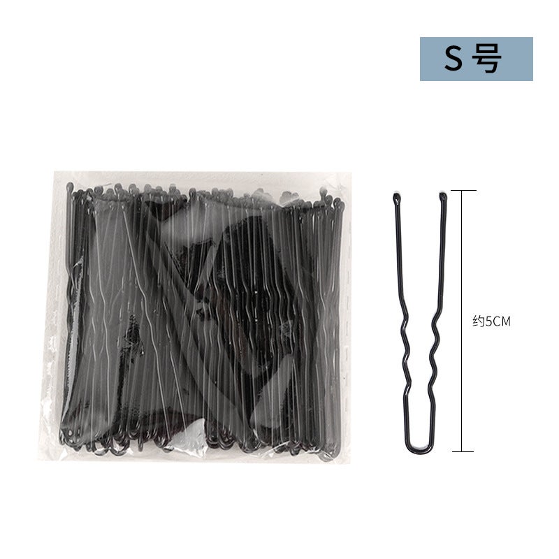 Factory Black Bold U-Shaped Clip Hair Clip Po Studio Hair Clip Large Fixing Tool U-Shaped Clip Side Clip - Image 1