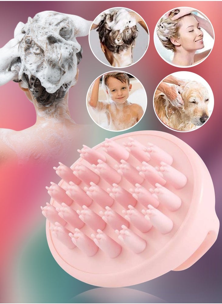 NIKITA.VIVI Hair Scalp Massager Shampoo Brush for Shower,Scalp Scrubber with Soft Silicone Bristles for Hair Growth & Dandruff Treatment,Wet Dry Oil Hair Massager Hair Care Head Brush for All Hair Types  - Image 5