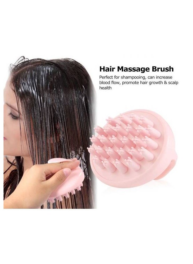 NIKITA.VIVI Hair Scalp Massager Shampoo Brush for Shower,Scalp Scrubber with Soft Silicone Bristles for Hair Growth & Dandruff Treatment,Wet Dry Oil Hair Massager Hair Care Head Brush for All Hair Types  - Image 2