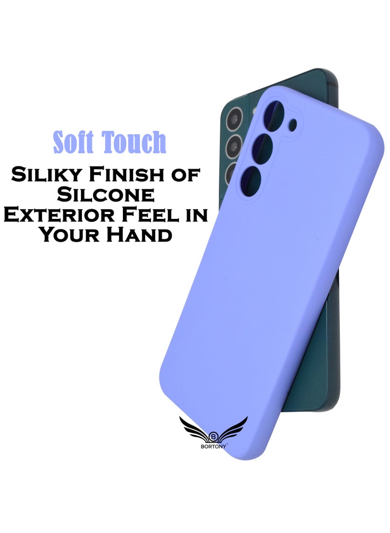 BORTONY Galaxy S23 Plus Case Camera Protective Soft Silicone Cover Case Luxury Design Flexible Slim Cover Compatible with Samsung Galaxy S23 Plus - Image 2