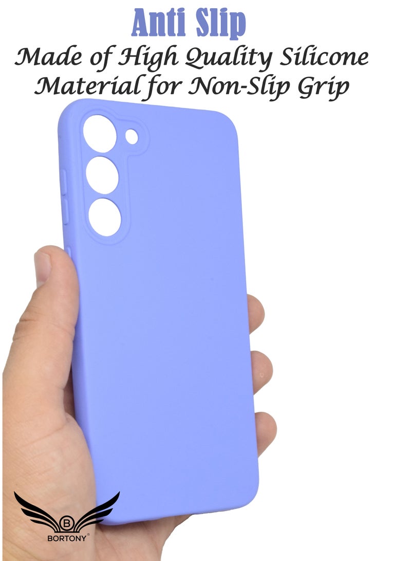 BORTONY Galaxy S23 Plus Case Camera Protective Soft Silicone Cover Case Luxury Design Flexible Slim Cover Compatible with Samsung Galaxy S23 Plus - Image 3