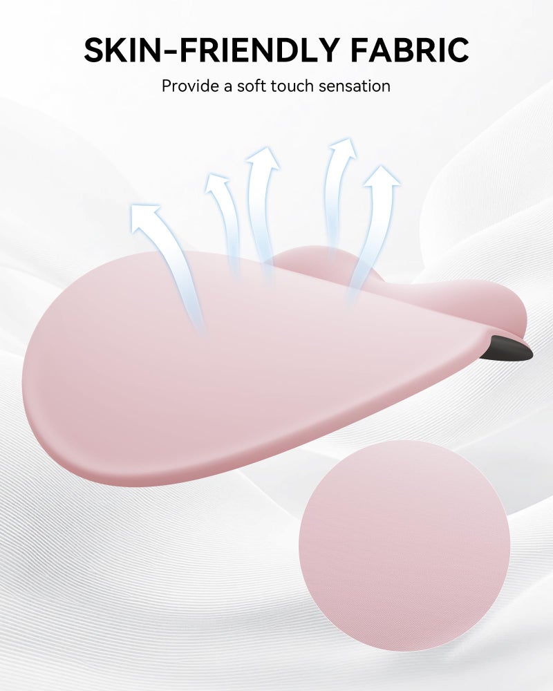 Laborio Mouse Pad with Wrist Rest, Ergonomic Mouse Pads for Desk, Office Non-Slip Mousepad with Gel Wrist Support(Light Pink, 10.6''L x 9''W) - Image 4