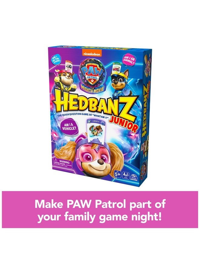 Spin Master Games Hedbanz Junior PAW Patrol The Mighty Movie Game- Family Games | Games for Family Game Night| Kids Games | Card Games for Families & Kids Ages 5 and up - Image 3