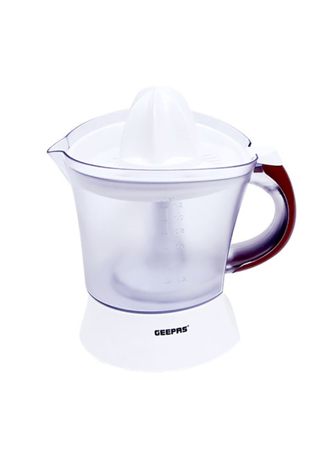 GEEPAS 25 Watt Citrus Juicer - Quick, Healthy, Nutritious Juices - Effortless Juicer With 2 Cones, Bi-Direction Twist, 1.2 Liter Capacity | 2-Years Warranty 1.2 L 25 W GCJ5384 White - Image 4