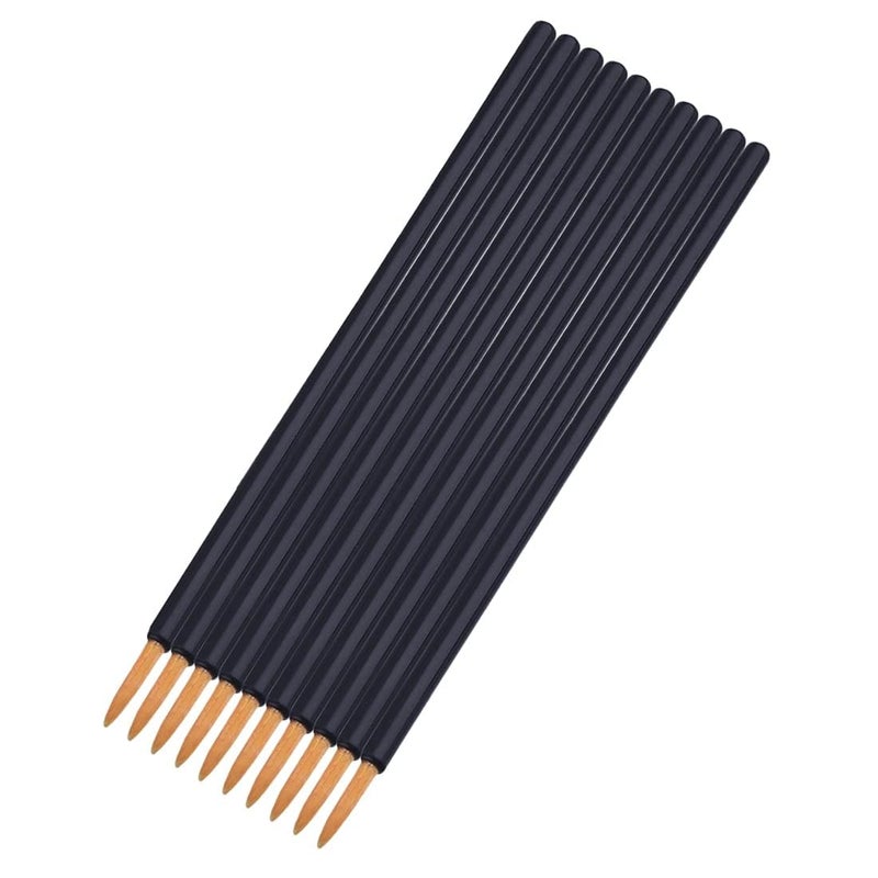 Rinpoche 20Pcs Disposable Eyeliner Brush Set Ultra-fine Point Eye Liner Applicator Cosmetic Eyelash Brush Wands Applicator Black Makeup Eye Liner Tools for Eyelash Lip liner Liquid Eyeliner Lipstick - Image 3