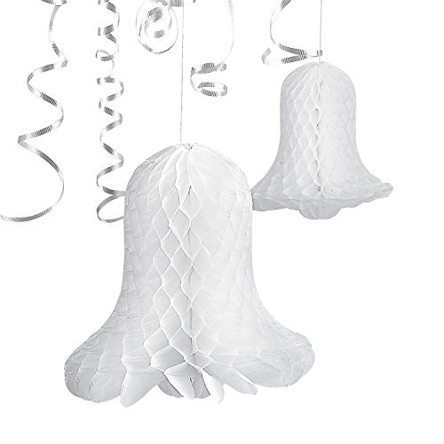 Fun Express MO Small Tissue Wedding Bells-WH - Image 2