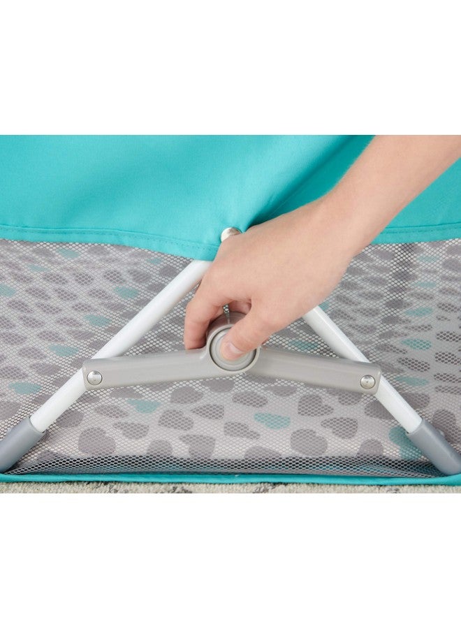 ريجالو أون ذا جو بيبي ماي بلاي، ساحة لعب محمولة وسجادة أنشطة، للاستخدام الداخلي والخارجي، تتضمن مظلة واقية من الأشعة فوق البنفسجية مع ألعاب، وقاعدة مبطنة وحقيبة حمل - Image 3