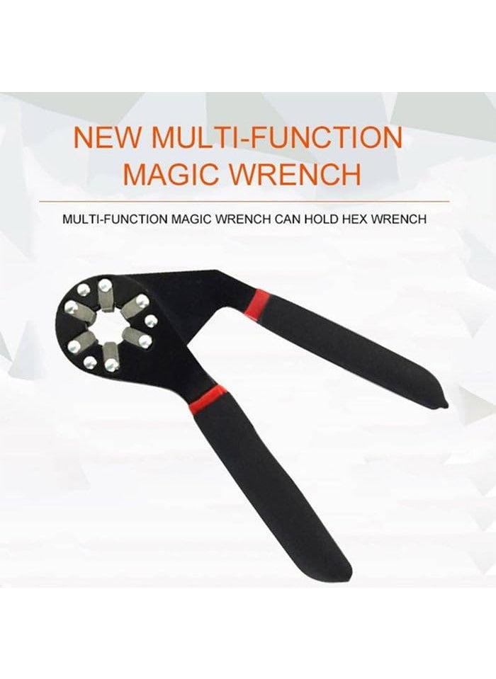 YAKAAWA MultiFunction Hexagon Universal Wrench Adjustable Bionic Plier Spanner Repair Hand Tool Small Single Sided Bionic Wrench Household Repairing Wrench Hand Tool  - Image 3