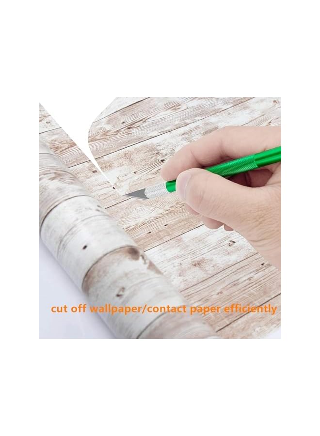 PROMASS promass Wallpaper Smoothing Tool Kits, Multi-Function Smoothing Tool Set for Peel and Stick Adhesive Contact Paper Vinyl Window Tint Film Car Wrap with Seam Roller Scraper Felt Squeegee Trimming Tool  - Image 4