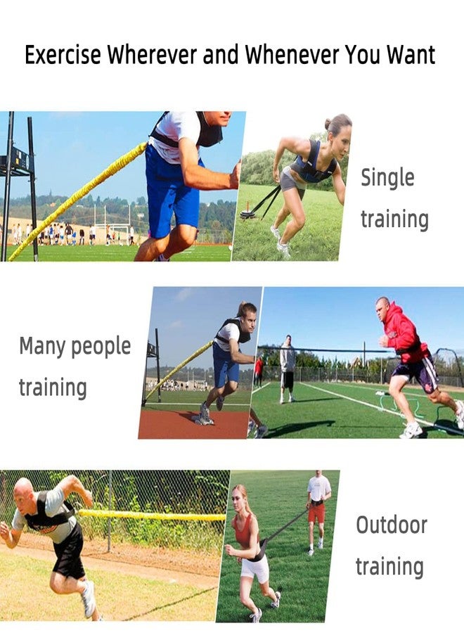 OYINDIZ Resistance Explosive Training Set Help to Improve Power, Strength, Agility, Track and Field for Football Baseball Running Basketball Multi-Directional Equipment - Image 5