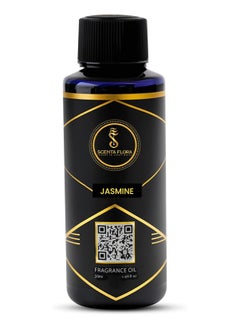 Scenta Flora Jasmine Fragrance Oil for Scent Diffusers Aromatherapy 50 ml | IFRA Certified | Blend of Jasmine, Tuberose & Violet for Homes, Hotels, and Offices | Designed to Enrich Any Space  - Image 1